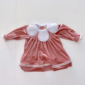 New With Tags Velvet Blush Dress